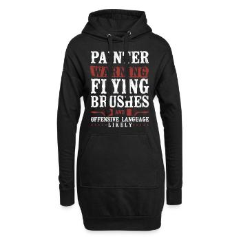 House Painter Decorator Painter - Hoodie-Kleid - Schwarz - Vorne