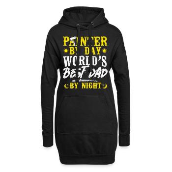 House Painter Decorator Dad - Hoodie-Kleid - Schwarz - Vorne