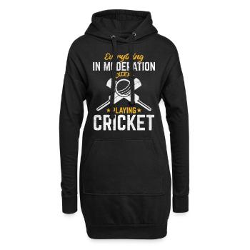 Cricket - Tout avec modération sauf playi - Sweat-shirt à capuche long Femme - noir - Devant