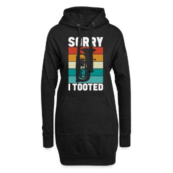 Euphonium Euphoniumspieler - Hoodie-Kleid - Schwarz - Vorne