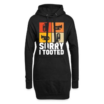 Euphonium Euphoniumspieler - Hoodie-Kleid - Schwarz - Vorne