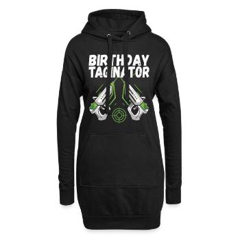 Laser Tag Anniversaire Laser Tag Joueur - Sweat-shirt à capuche long Femme - noir - Devant
