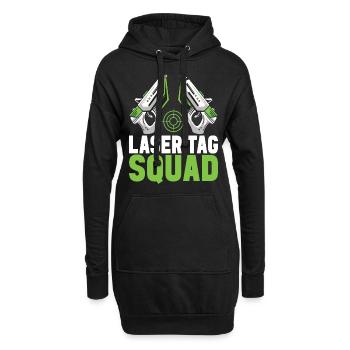 Laser Tag Anniversaire Laser Tag Joueur - Sweat-shirt à capuche long Femme - noir - Devant