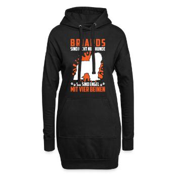 Briard n’est pas qu’un chien Berger de Brie Briard - Sweat-shirt à capuche long Femme - noir - Devant