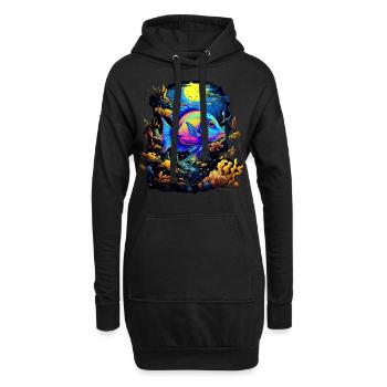 Skalar - Hoodie-Kleid - Schwarz - Vorne