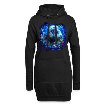 Skalar - Hoodie-Kleid - Schwarz - Vorne