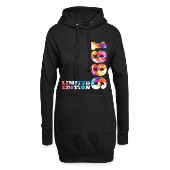 Colorful Birthday Limited Edition 1996 - Hoodie Dress - black - Front