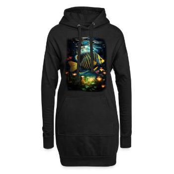 Skalar - Hoodie-Kleid - Schwarz - Vorne