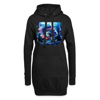 Skalar - Hoodie-Kleid - Schwarz - Vorne