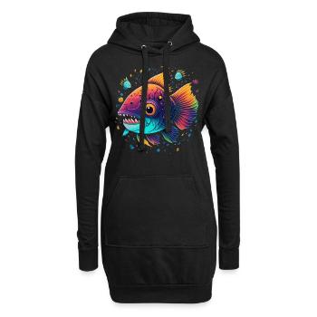 Skalar - Hoodie-Kleid - Schwarz - Vorne