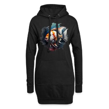 Skalar - Hoodie-Kleid - Schwarz - Vorne