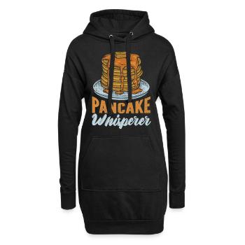 Pancake Lover Kids Pancake - Hoodie-Kleid - Schwarz - Vorne