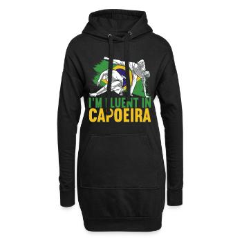 Capoeira Capoeirista - Hoodie-Kleid - Schwarz - Vorne