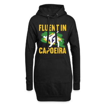 Capoeira Capoeirista - Hoodie-Kleid - Schwarz - Vorne