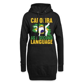 Capoeira Capoeirista - Sweat-shirt à capuche long Femme - noir - Devant