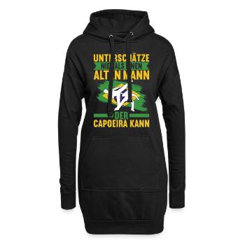 Capoeira Capoeirista - Hoodie-Kleid - Schwarz - Vorne