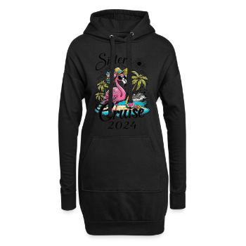 Sisters Cruise 2024 - Hoodie-Kleid - Schwarz - Vorne
