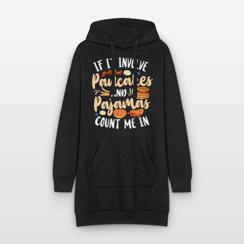 Pancake Lover Kids If It Involves Hoodie Dress