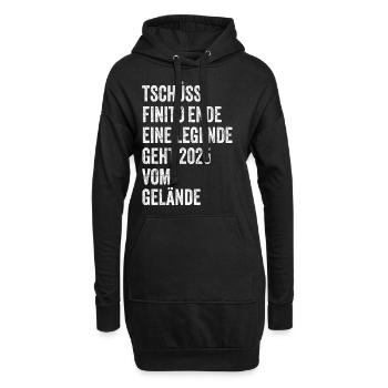 Pension de retraité 2025 Dictons Cadeau de retraite - Sweat-shirt à capuche long Femme - noir - Devant