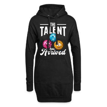 The Talent Has Arrived - Boccia Balls Bocce Ball P - Hoodie-Kleid - Schwarz - Vorne