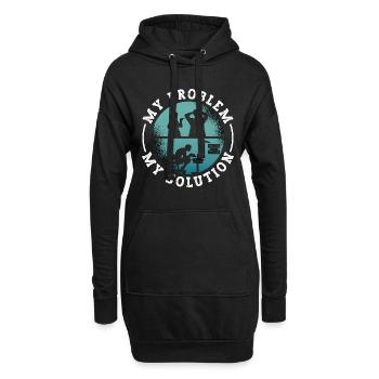 Data Miner My Problem My Pictogram Dad Programmer - Hoodie Dress - black - Front