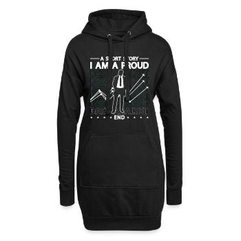 Data Analyst A Short Story I Am A Proud Programmer - Hoodie-Kleid - Schwarz - Vorne
