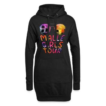 Malle Girls Tour - Hoodie-Kleid - Schwarz - Vorne