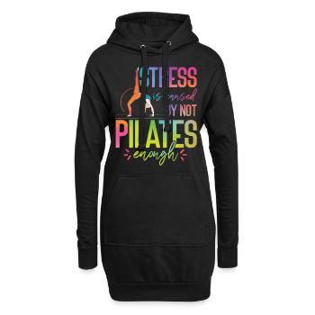 Instructeur de Pilates Enseignant - Sweat-shirt à capuche long Femme - noir - Devant