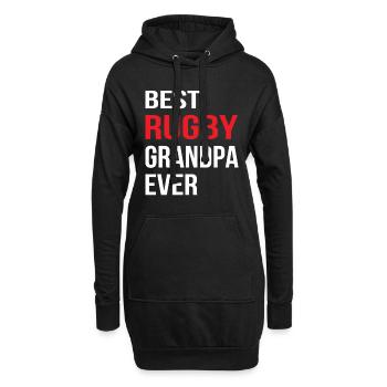 Best Rugby Grandpa Ever - Rugby Grandpa Rugby - Hoodie-Kleid - Schwarz - Vorne