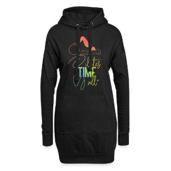 Instructeur de Pilates Professeur Fille - Sweat-shirt à capuche long Femme - noir - Devant