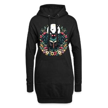 Mothman Geschichtenerzähler - Hoodie-Kleid - Schwarz - Vorne