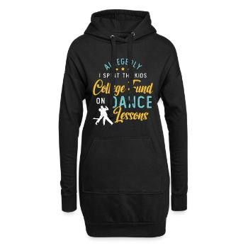 Ballroom Dance Allegedly I Spent The Kids Dancing - Hoodie-Kleid - Schwarz - Vorne