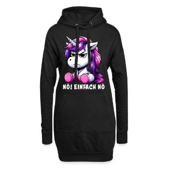 Non, juste Pas du tout - Sweat-shirt à capuche long Femme - noir - Devant