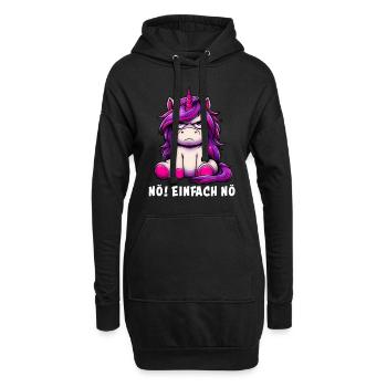 Non, juste Pas du tout - Sweat-shirt à capuche long Femme - noir - Devant