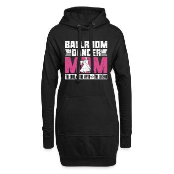 Ballroom Dancer Mom The Idol Loves Ballroom Dance - Hoodie-Kleid - Schwarz - Vorne