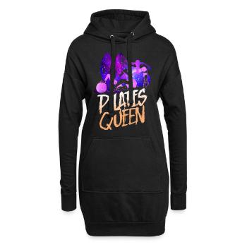 Instructeur de Pilates Professeur de Pilates - Sweat-shirt à capuche long Femme - noir - Devant