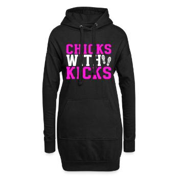 Sneakerhead Sneaker Collector - Hoodie-Kleid - Schwarz - Vorne