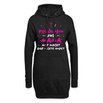 Podologin Spruch Fußpflegerin Podologin Geschenk - Hoodie-Kleid - Schwarz - Vorne