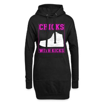 Sneakerhead Sneaker Collector - Sweat-shirt à capuche long Femme - noir - Devant