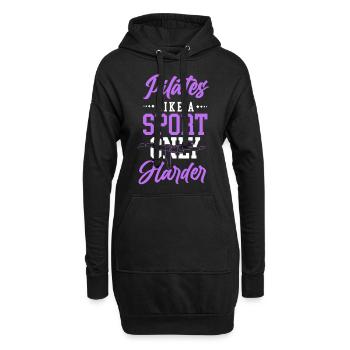 Pilates Instructor Teacher Pilates - Hoodie-Kleid - Schwarz - Vorne