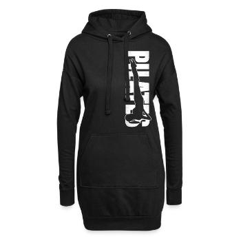Pilates Instructor Teacher Pilates - Hoodie-Kleid - Schwarz - Vorne