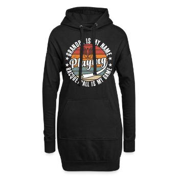 Racquetball Grandpa Racquetball Player Grandpa - Hoodie-Kleid - Schwarz - Vorne