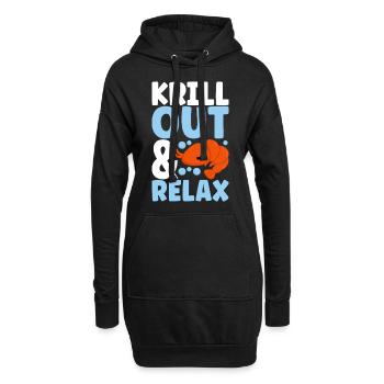 Meeresbiologie Meeresbiologe - Hoodie-Kleid - Schwarz - Vorne