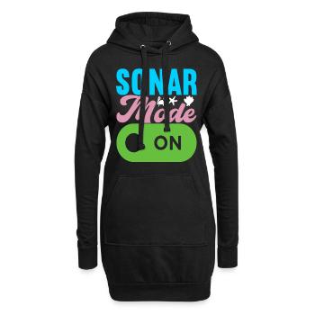 Meeresbiologie Meeresbiologe - Hoodie-Kleid - Schwarz - Vorne