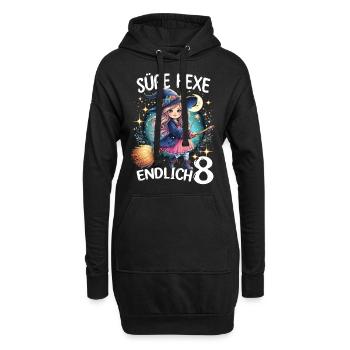 Sweet Witch Finally 8 - Hoodie Dress - black - Front