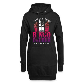 Bingo Player If I Can't Bring My - Hoodie-Kleid - Schwarz - Vorne