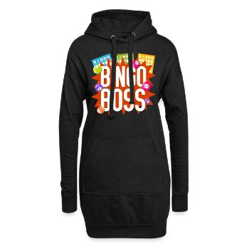 Bingo Joueur Bingo - Sweat-shirt à capuche long Femme - noir - Devant