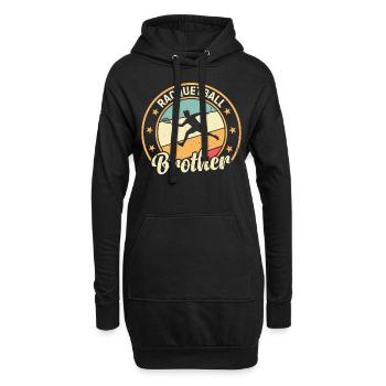 Racquetball Player Brother - Racquetball Brother - Hoodie-Kleid - Schwarz - Vorne
