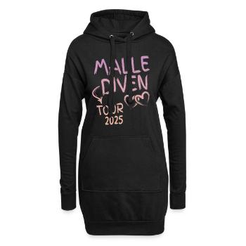 Malle Diven Tour 2025 - Hoodie-Kleid - Schwarz - Vorne