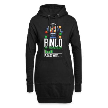 Bingo Player Bingo In Progress - Hoodie-Kleid - Schwarz - Vorne